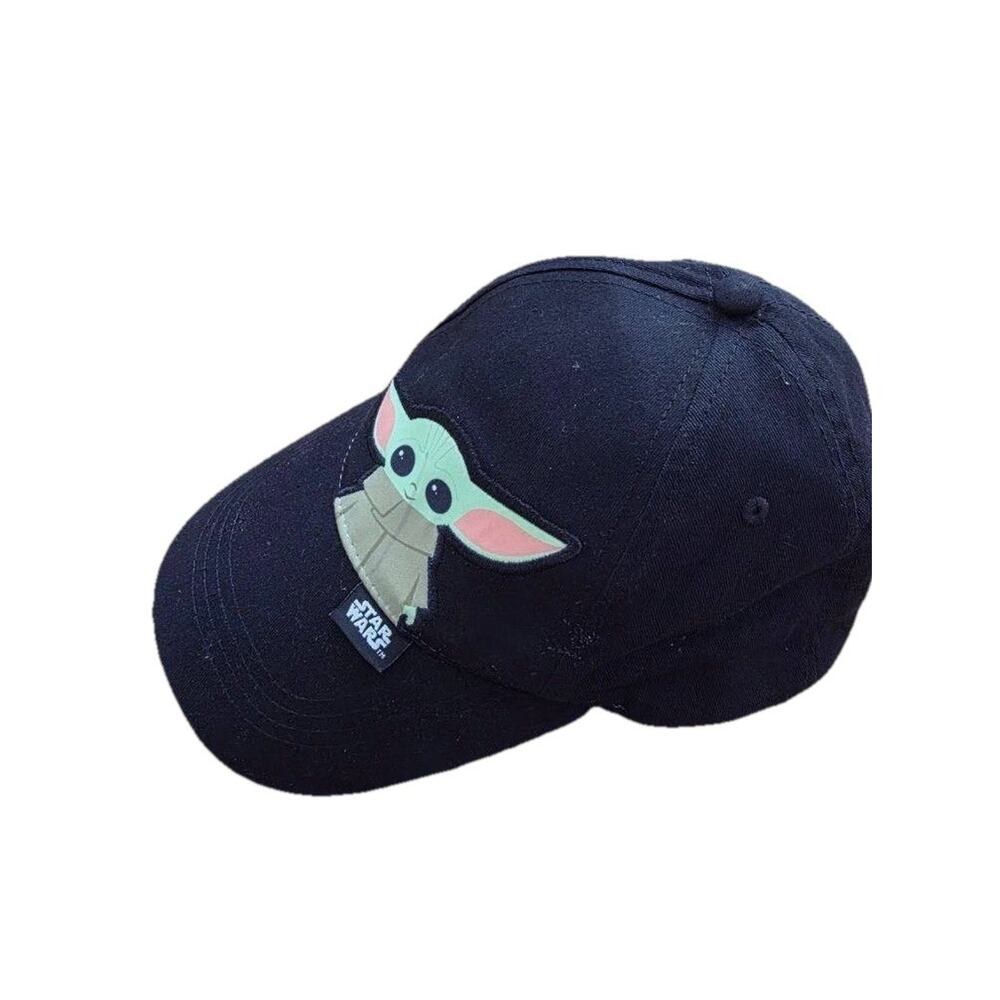 Star Wars The Mandalorian The Child Cotton Adjustable Baseball Cap Black A001608